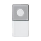 AVE - PULSANTE CON SPIA. WHITEK. COLORE BIANCO. 1P NA 10A 250V FINITURA OPACA 1 MOD.