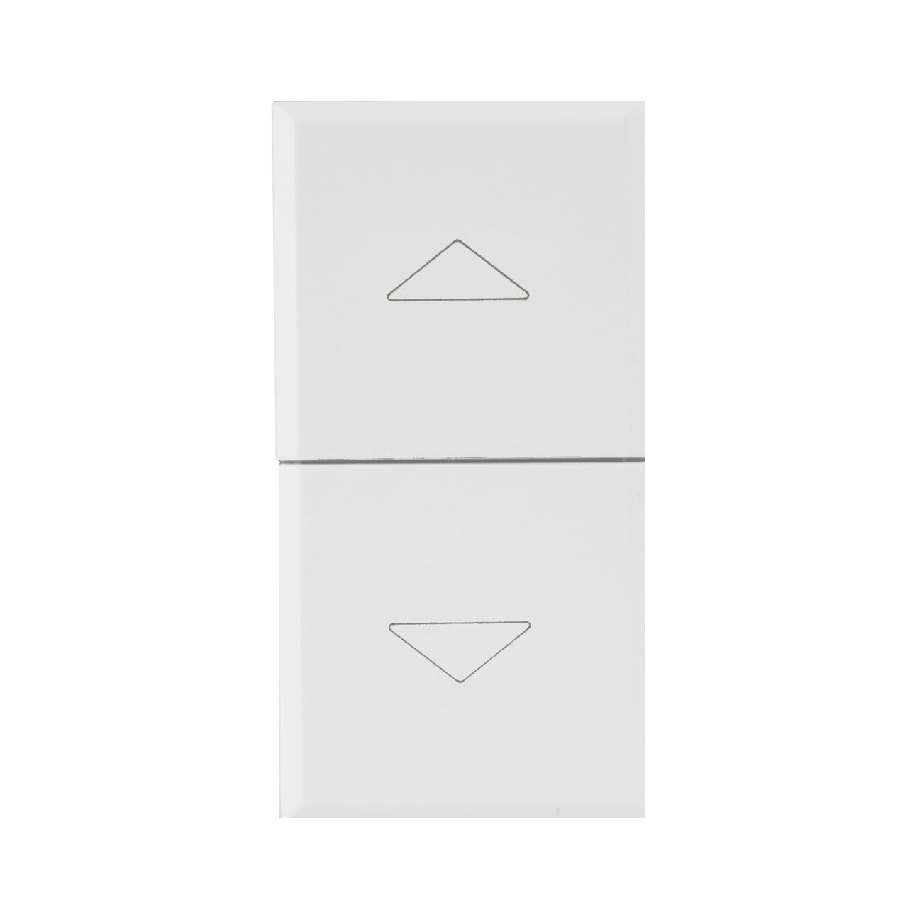 AVE - Commutatore stabile. WHITEK S44. colore bianco. 2P 10AX 250v finitura opaca  1 Mod.
