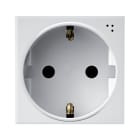 AVE - Presa schuko. WHITEK S44. colore bianco. 2P+T 16A 250V finitura opaca 2 Mod. 446090S