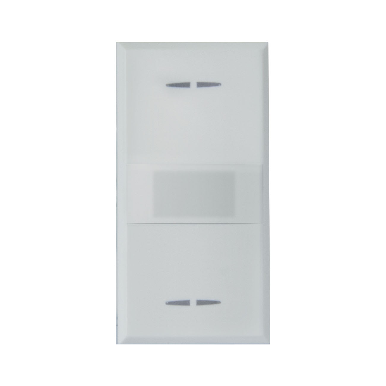 AVE - Tasto bus illuminato a 2 funzioni whitek, design compatto e funzionalità avanzate per un controllo efficiente e intuitivo.