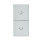 AVE - DUE MEZZI TASTI PER DIMMER IOT WHITEK 1 MOD. S44 446TGD-W