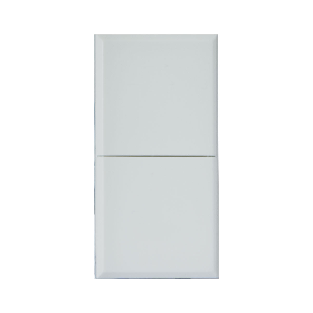 AVE - DUE MEZZI TASTI NEUTRI PER IOT WHITEK 1 MOD. S44