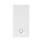 AVE - Tasto simbolo Lampada WHITEK S44. colore bianco finitura opaca 1 Mod.