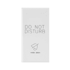 AVE - TASTO SIMBOLO DO NOT DISTURB WHITEK S44. COLORE BIANCO FINITURA OPACA 1 MOD.