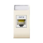 AVE - Presa RJ45 CAT6 UTP non schermata Class S44 colore RAL 1013 finitura lucida 1 Mod. 449027C6