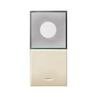 AVE - Pulsante con spia. Class S44. colore RAL 1013. 1P NA 10A 250V finitura lucida 1 Mod.