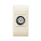 AVE - Presa TV/SAT femmina tipo F. Class S44. colore RAL 1013 finitura lucida 1 Mod.