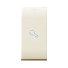 AVE - TASTO CON SIMBOLO CHIAVE PER COMANDI ASSIALI. CLASS S44. COLORE RAL 1013 FINITURA LUCIDA 1 MOD