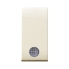 AVE - TASTO CON GEMMA SERIE CLASS S44. COLORE RAL 1013 FINITURA LUCIDA 1 MOD. 449TSL