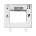 AVE - SUPPORTO COLORE BIANCO DOMUS RAL 9010 PER PLACCHE SMART TOUCH A SCIVOLO CON VITI 3 MOD.