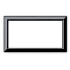 AVE - Cornice di ricambio. colore nera per Zama e Personal S44 4 Mod.