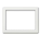 AVE - Cornice di ricambio. colore RAL 9010 per placche Vera S44 3 Mod