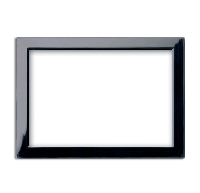 AVE - Cornice di ricambio. colore nera per placche Vera S44 3 Mod.
