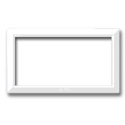 AVE - Cornice di ricambio. colore RAL 9010 pC163:C182er placche Vera S44 4 Mod.