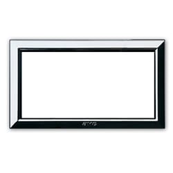 AVE - Cornice di ricambio. colore cromo per placche Vera S44   4Mod.
