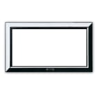 AVE - Cornice di ricambio. colore cromo per placche Vera S44 4Mod.