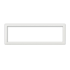 AVE - Cornice di ricambio. colore RAL 9010 per placche Vera S44 7 Mod.