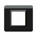 AVE - Placca tecnopolimero S44. in plastica colore grigio tekla 2 Mod.