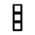 AVE - Placca tecnopolimero S44. in plastica colore grigio tekla 6(2+2+2) Mod.