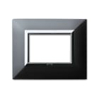AVE - Placca Zama. S44 colore grigio tekla. con cornicetta 3 Mod.