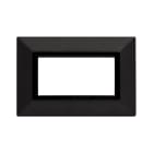 AVE - Placca Zama. S44 colore graffite. con cornicetta 4 Mod. 44P94GF