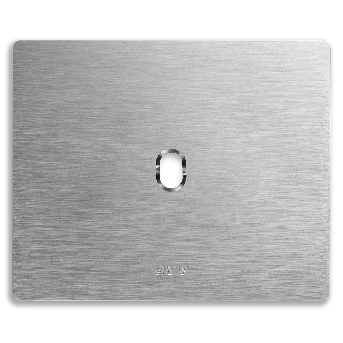 AVE - Placca Alluminio New Style S44. colore alluminio naturale 1 comando