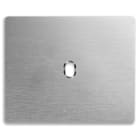 AVE - Placca Alluminio New Style S44. colore alluminio naturale 1 comando