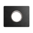 AVE - Placca Alluminio New Style S44. colore alluminio antracite 1 presa di corrente 44PAN90ANS