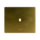 AVE - PLACCA ALLUMINIO NEW STYLE S44. COLORE BRONZO 1 COMANDO 3 MOD.