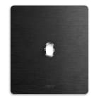 AVE - Placca Alluminio New Style S44. colore alluminio antracite 1 comando
