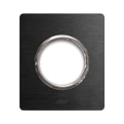 AVE - Placca Alluminio New Style S44. colore alluminio antracite 1 presa di corrente