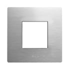 AVE - Placca Alluminio 98x98. S44 colore alluminio naturale. senza cornicetta ? 2 Mod.
