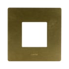 AVE - PLACCA ALLUMINIO NEW STYLE S44. COLORE BRONZO SENZA CORNICETTA DI FINITURA 2 MOD.
