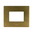 AVE - PLACCA ALLUMINIO NEW STYLE S44. COLORE BRONZO SENZA CORNICETTA DI FINITURA 3 MOD.