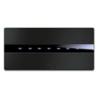 AVE - Placca Touch Alluminio S44. 7 comandi colore antracite. 7 Mod.