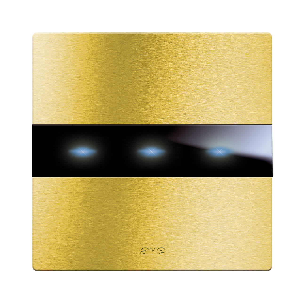 AVE - placca avetouch 98x98 all.oro.3com elegante e funzionale per ambienti moderni e raffinati