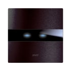 AVE - placca avetouch 98x98 alluminio antracite 2 comandi