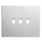 AVE - Placca New Style. S44 colore bianco 3 comando 3 Mod.