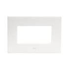 AVE - Placca New Style S44 colore bianco 4 modelli, placca Vera44 Corian bianco 4 moduli.