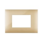 AVE - Placca Tecnopolimero Young S44. colore oro 3 Mod.