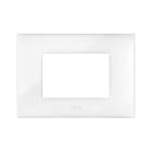 AVE - Placca Tecnopolimero Young S44. colore gesso 3 Mod.