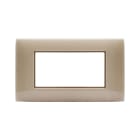 AVE - Placca Tecnopolimero Young S44. colore sabbia 4 Mod.