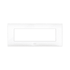 AVE - Placca Tecnopolimero Young S44. colore bianco 7 Mod.