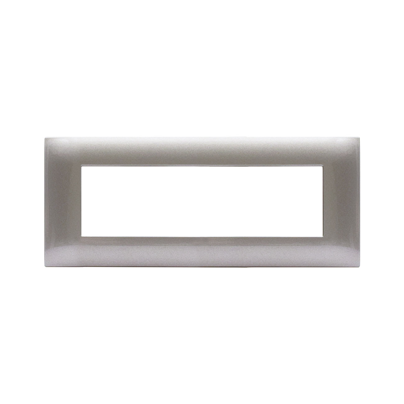 AVE - Placca Tecnopolimero Young S44. colore grigio metallizzato  7 Mod.