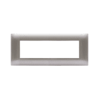 AVE - Placca Tecnopolimero Young S44. colore grigio metallizzato 7 Mod.