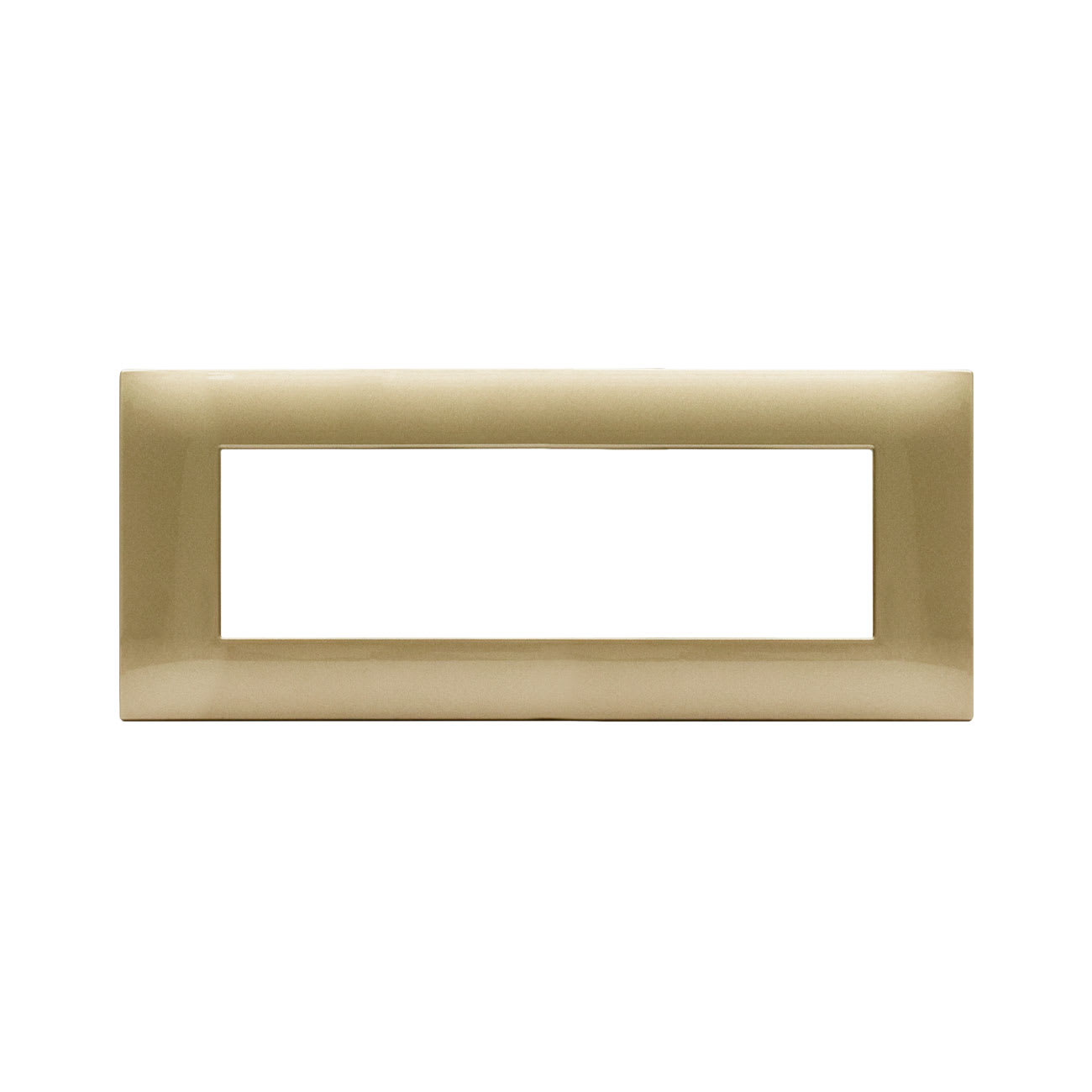 AVE - Placca Tecnopolimero Young S44. colore oro  7 Mod.