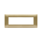 AVE - Placca Tecnopolimero Young S44. colore oro 7 Mod.