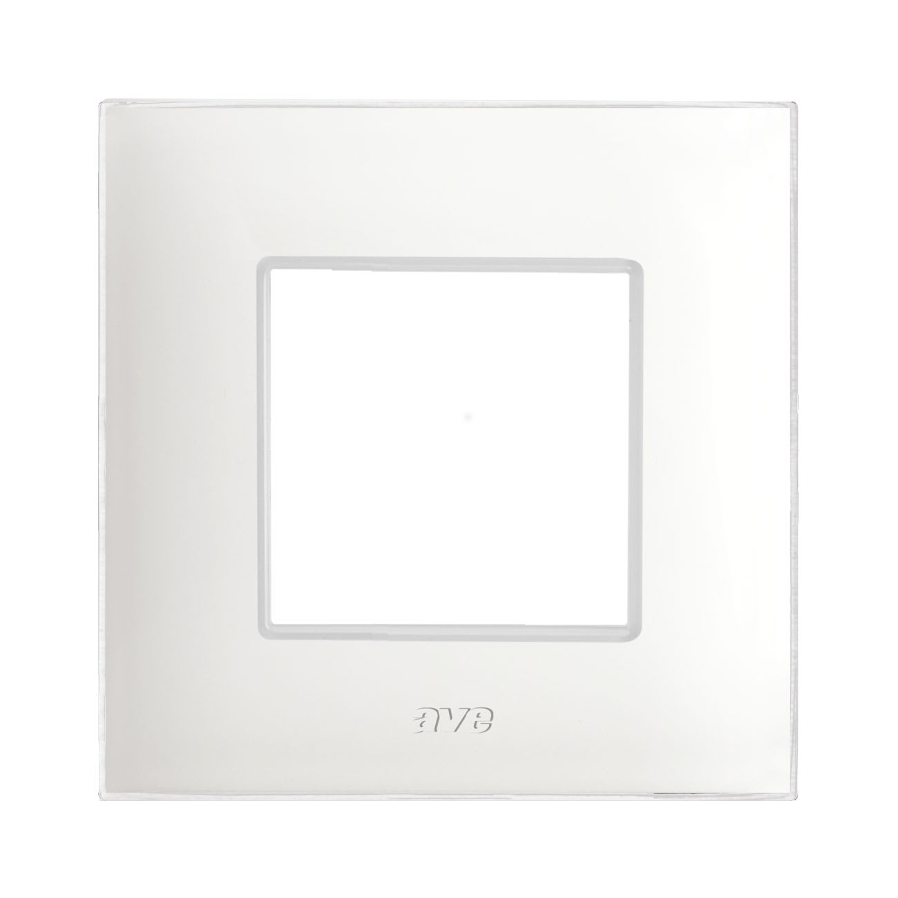 AVE - PLACCA TECNOPOLIMERO YOUNG S44. COLORE BIANCO OPACO 2 MOD.