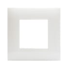 AVE - Placca Tecnopolimero Young S44. colore bianco totale 2 Mod.