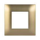 AVE - PLACCA TECNOPOLIMERO YOUNG S44. COLORE OTTONE FINITURA OPACA 2 MOD.